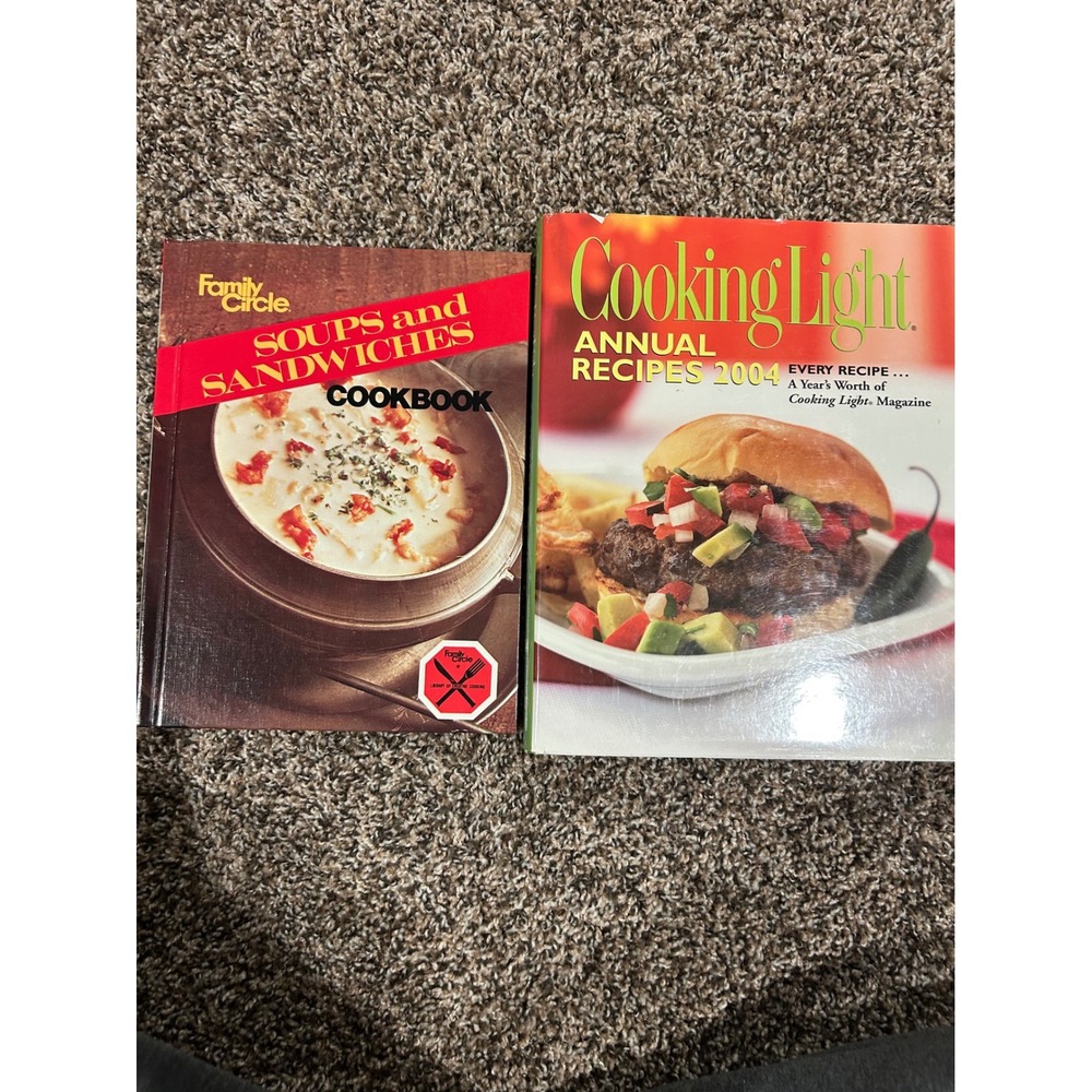 Family Circle Soups,  Sandwiches Cookbook and Cooking Light Annual‎ Recipes 2004